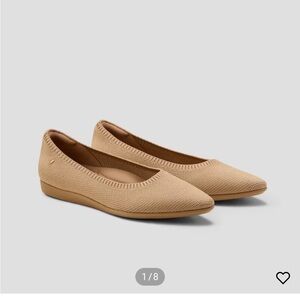 Stylish Tan Women's Flats Size 43